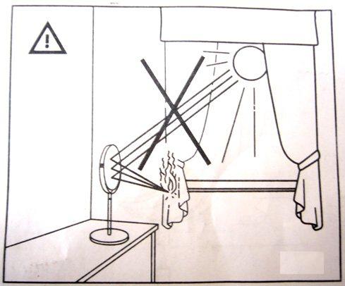 Из реальной инструкции к зеркалу.Опасная вес4ь,оказыватсо!